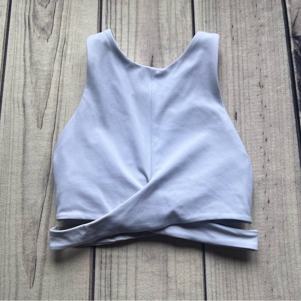 Athleta Conscious Crop Cutout Bra Crop Top